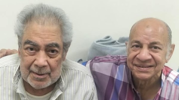 الفنان صبري عبد المنعم والفنان عيد أبو الحمد 