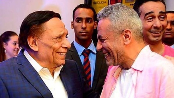 صبري فواز وعادل إمام 