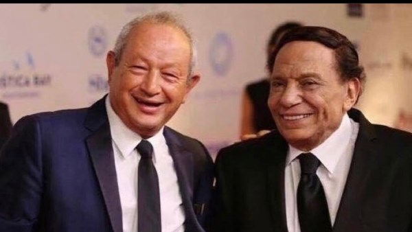 نجيب ساويرس وعادل إمام 