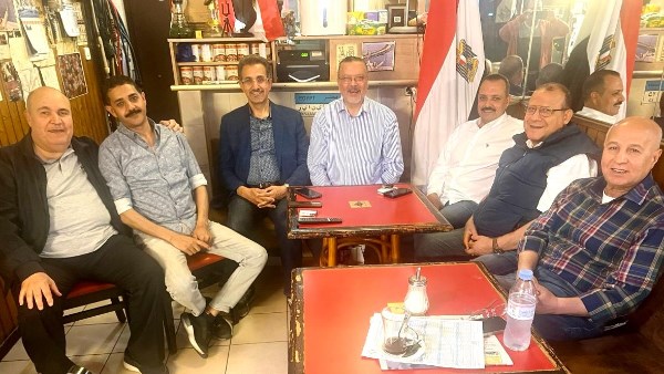 زيارة وفد من اتحاد عمال مصر بيت العائلة المصرية بجنيف 