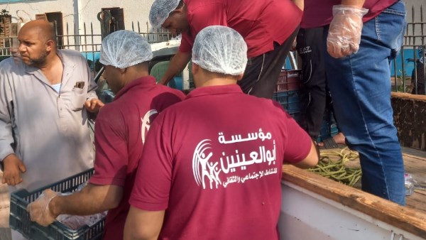 مؤسسة أبو العينين توزع لحوم على نزلاء مستشفى الجُذام