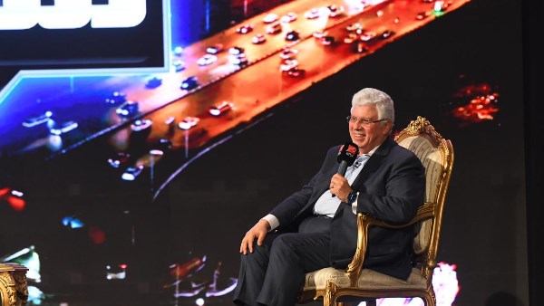 وزير التعليم العالى مع شريف عامر 