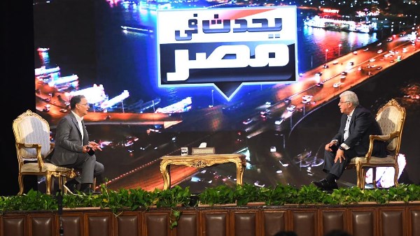 وزير التعليم العالى مع شريف عامر 