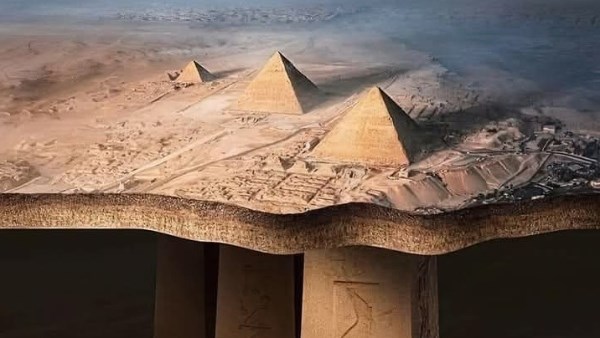 مدينة خفية تحت الأهرامات