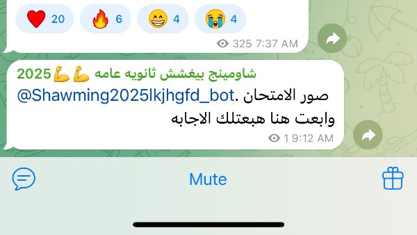 شاومينج لطلاب الثانوية العامة : صور الامتحان وهبعت لك الإجابة .. والتعليم تحذر