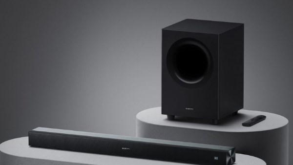 تصميم سماعة  Soundbar Pro 2.1 