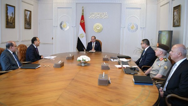 صورة من اجتماع الرئيس