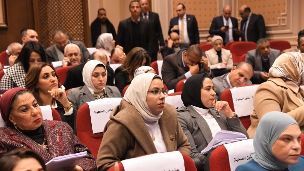 النائبة سارة النحاس باجتماع اللجنة