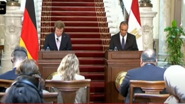 بث مباشر.. مؤتمر صحفي لوزير الخارجية والهجرة ونظيره الألماني