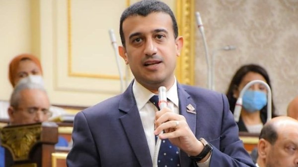 طارق الخولى، وكيل لجنة العلاقات الخارجية بمجلس النواب عن تنسيقية شباب الأحزاب والسياسيين وأحد شباب ثورة 30 يونيو