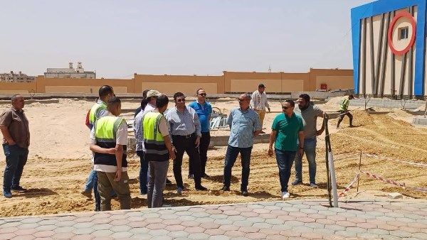 مسئولو الإسكان بمدينة العبور 