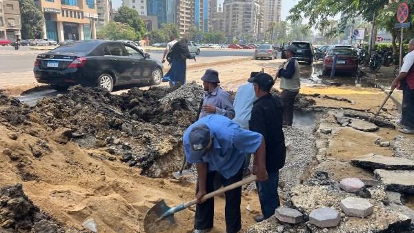 اصلاح كسر خط مياه