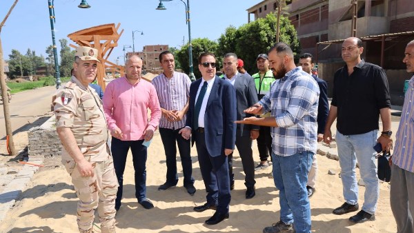 محافظ المنوفية يتفقد أعمال التطوير ونسب الإنجاز بمدخل شبين الكوم الجديد