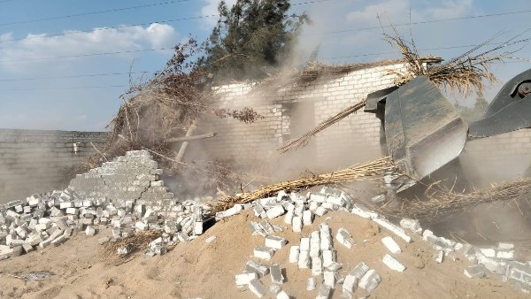 إزالة التعديات في المنوفية 
