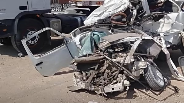 حادث الطريق الإقليمي في المنوفية 