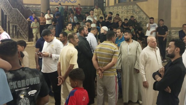  أهالي قرية البطل خالد عبد العال