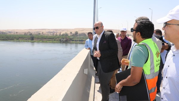 محافظ بني سويف: محور الفشن الحر نقلة نوعية في التنمية والنقل بالصعيد
