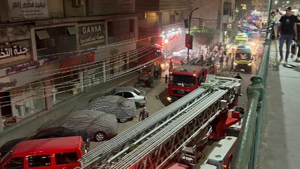 السيطرة على الحريق وإخماده 