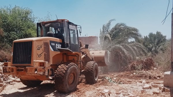 إزالة التعديات بأسيوط 