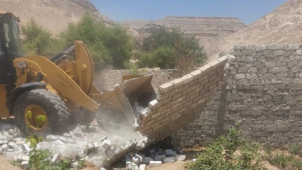 إزالة التعديات بأسيوط 