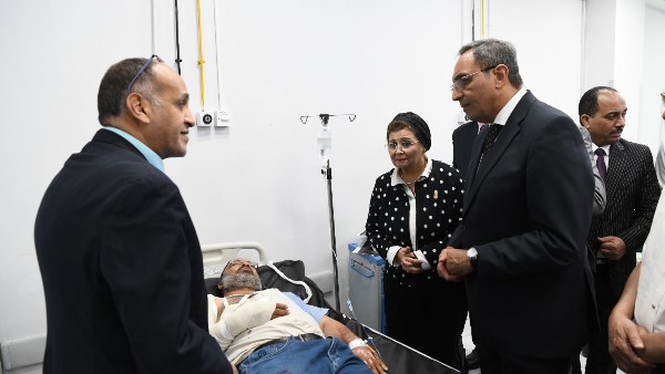زيارة مستشفى قنا الجامعى 