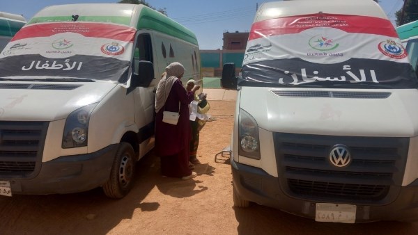القوافل الطبية بمحافظة اسوان 