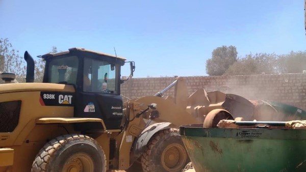 إزالة التعديات بأسوان