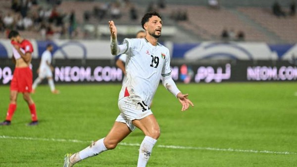 وسام أبو علي مهاجم منتخب فلسطين