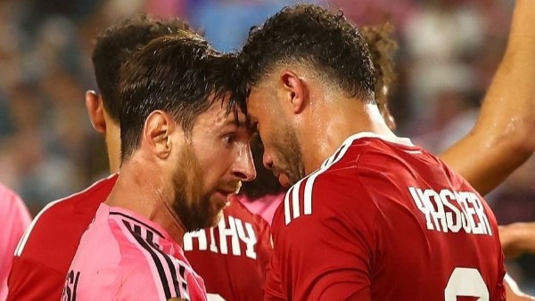 ميسي وياسر إبراهيم