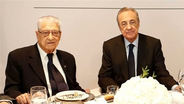 فلورنتينو بيريز رئيس ريال مدريد رفقة نيتو دياز