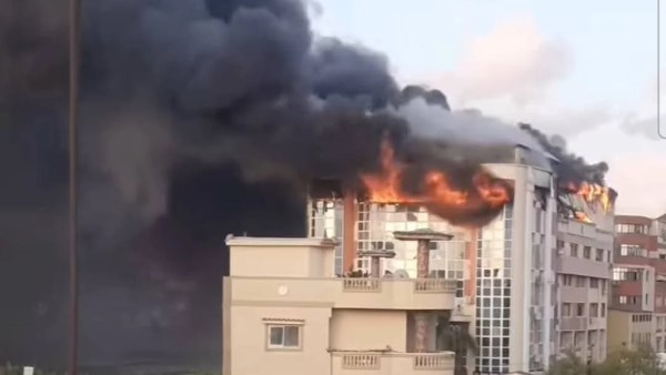 صورة من الحريق