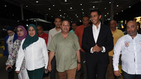 محافظ بورسعيد يتفقد مظلة ميدان معديات بورسعيد 