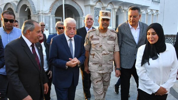 مستشار رئيس الجمهورية ومحافظ بورسعيد يفتتحان المرحلة الثالثة من الممشى السياحي