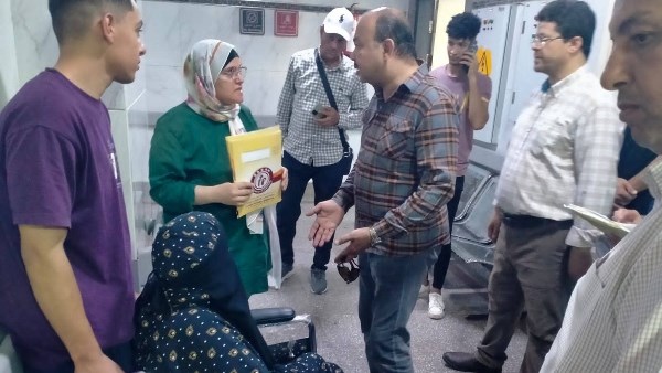 سكرتير عام دمياط يفاجئ عددا من المستشفيات