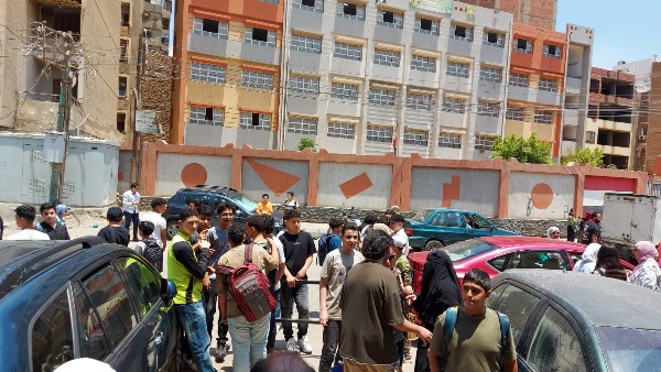 شكاوى من صعوبة امتحان الشهادة الإعدادية بالقليوبية.. فيديو