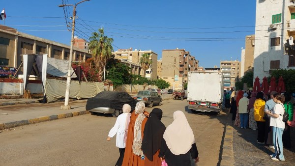 توافد طلاب الثانوية العامة بالقليوبية 