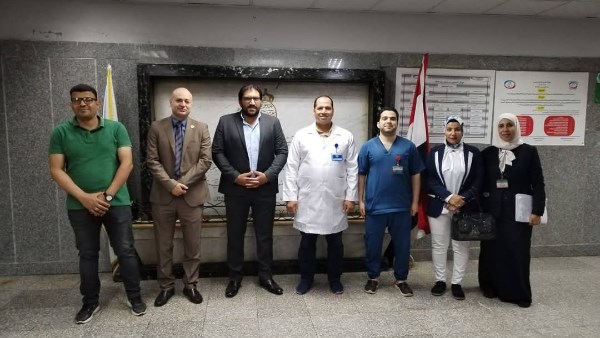 مدير فرع التأمين الصحي بالغربية يتفقد مستشفى المبرة بطنطا.. صور