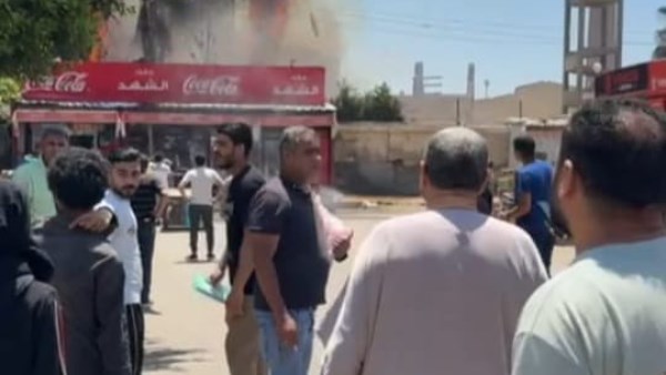 إخماد نيران حريق المحلة
