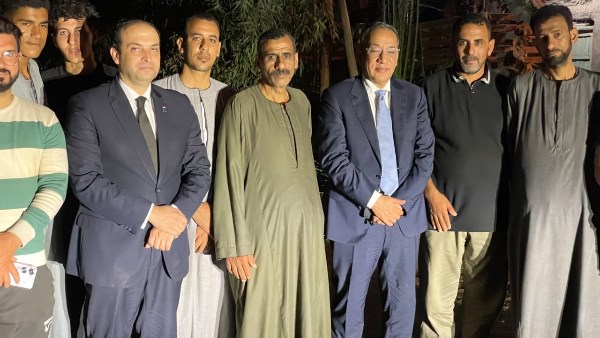 وفد من مستقبل وطن وقيادات شعبية بالغربية في زيارة لأسر ضحايا المنوفية 