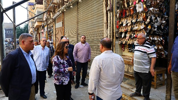 جولة وزيرة التنمية المحلية بسوق العتبة