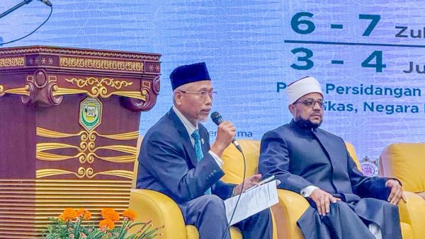 أمين البحوث الإسلامية خلال المشاركة