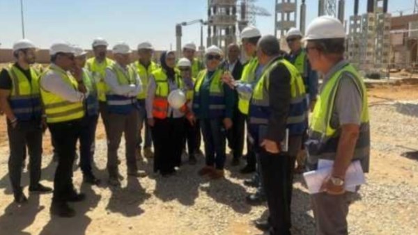 زيارة نئب وزير الكهرباء لمشروع الربط الكهربائي المصرى السعودى 