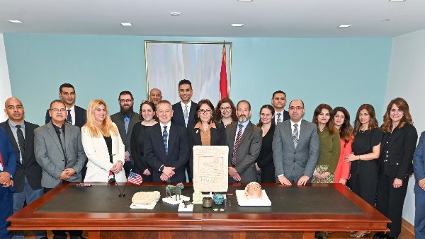 استرداد مجموعة من الآثار المصرية المهربة إلى الولايات المتحدة 