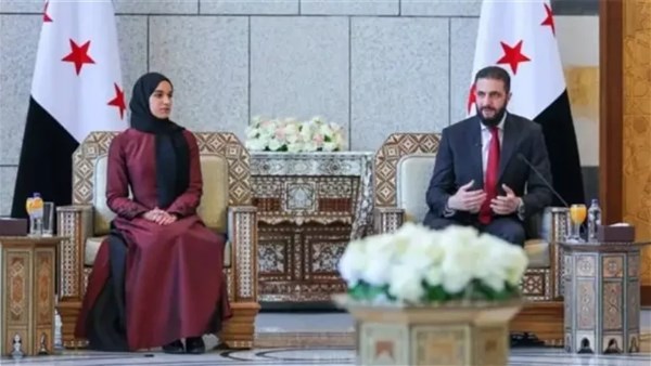 احمد الشرع وزوجته
