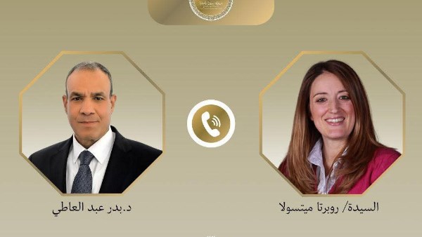 اتصال هاتفى بين وزير الخارجية والهجرة ورئيسة البرلمان الأوروبى