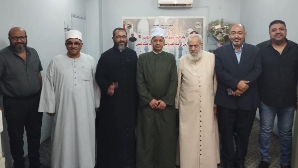 وفد الكنيسة الكاثوليكية بأسوان يهنئ القيادات الرسمية والدينية بالمحافظة بعيد الأضحى