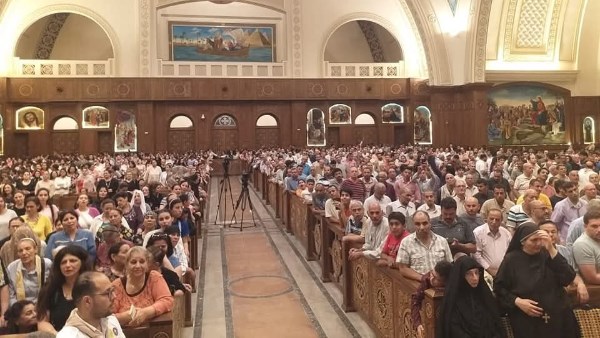 الإحتفال بعيد الأنبا إبرام بالفيوم 