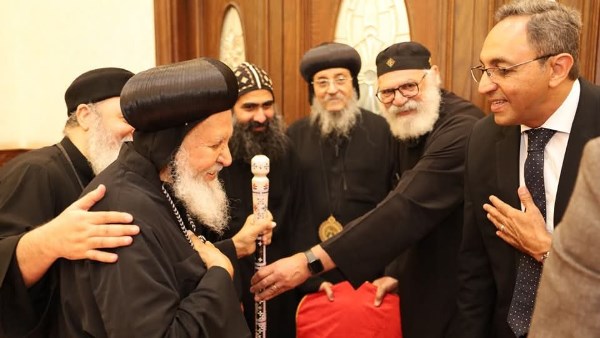 بحضور المحافظ.. حفل استقبال الأسقف العام الجديد لإيبارشية قنا | صور
