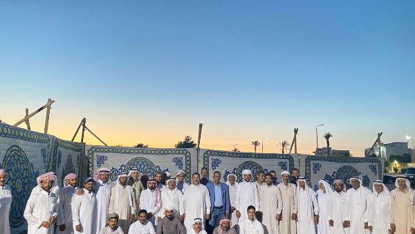 اجتماع مع المشايخ والعواقل