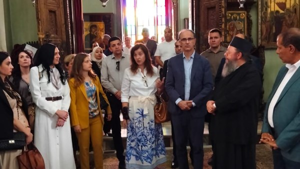 رئيس وزراء صربيا يزور دير سانت كاترين 